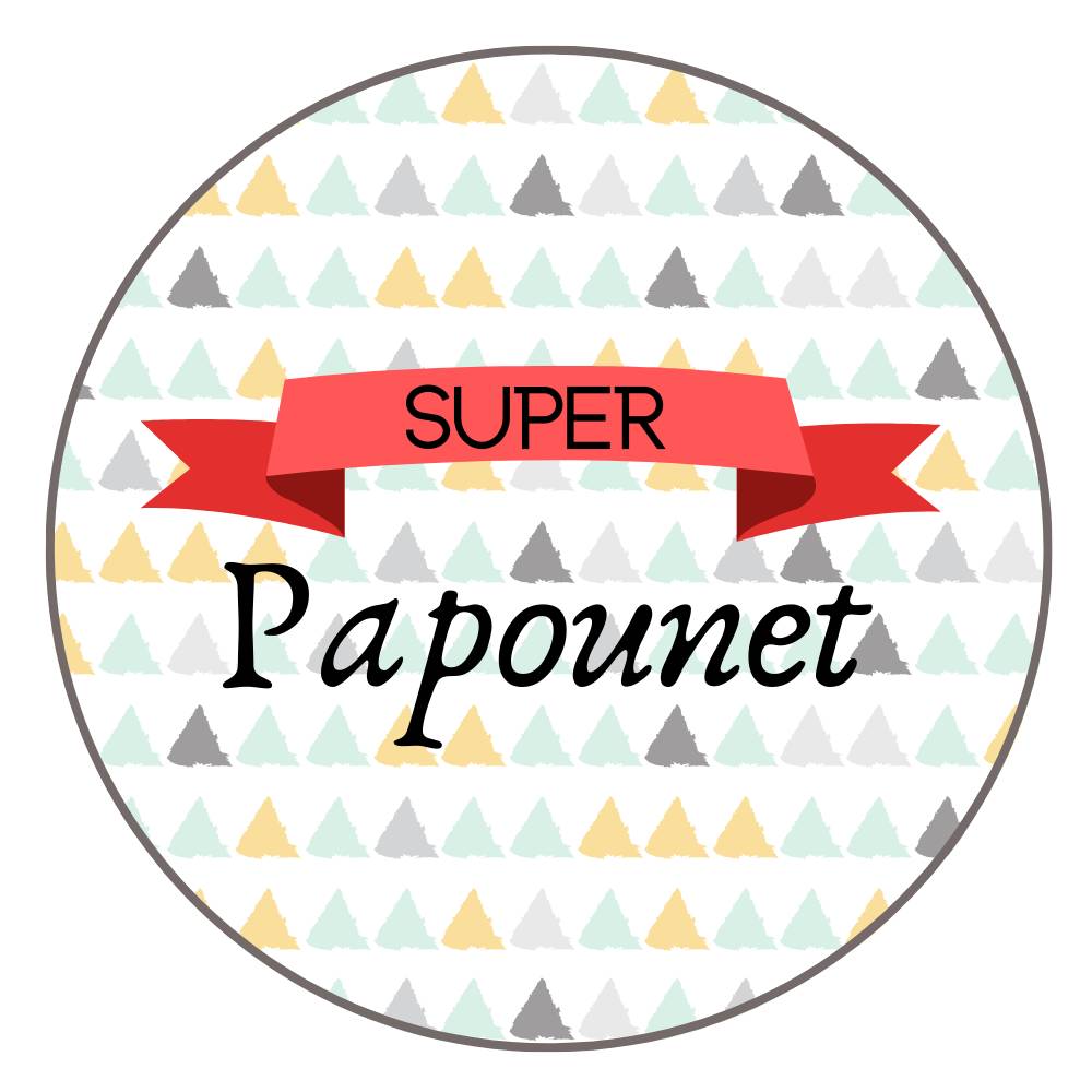 Badge Super Papounet Badge Epingle Ou Aimant Famille