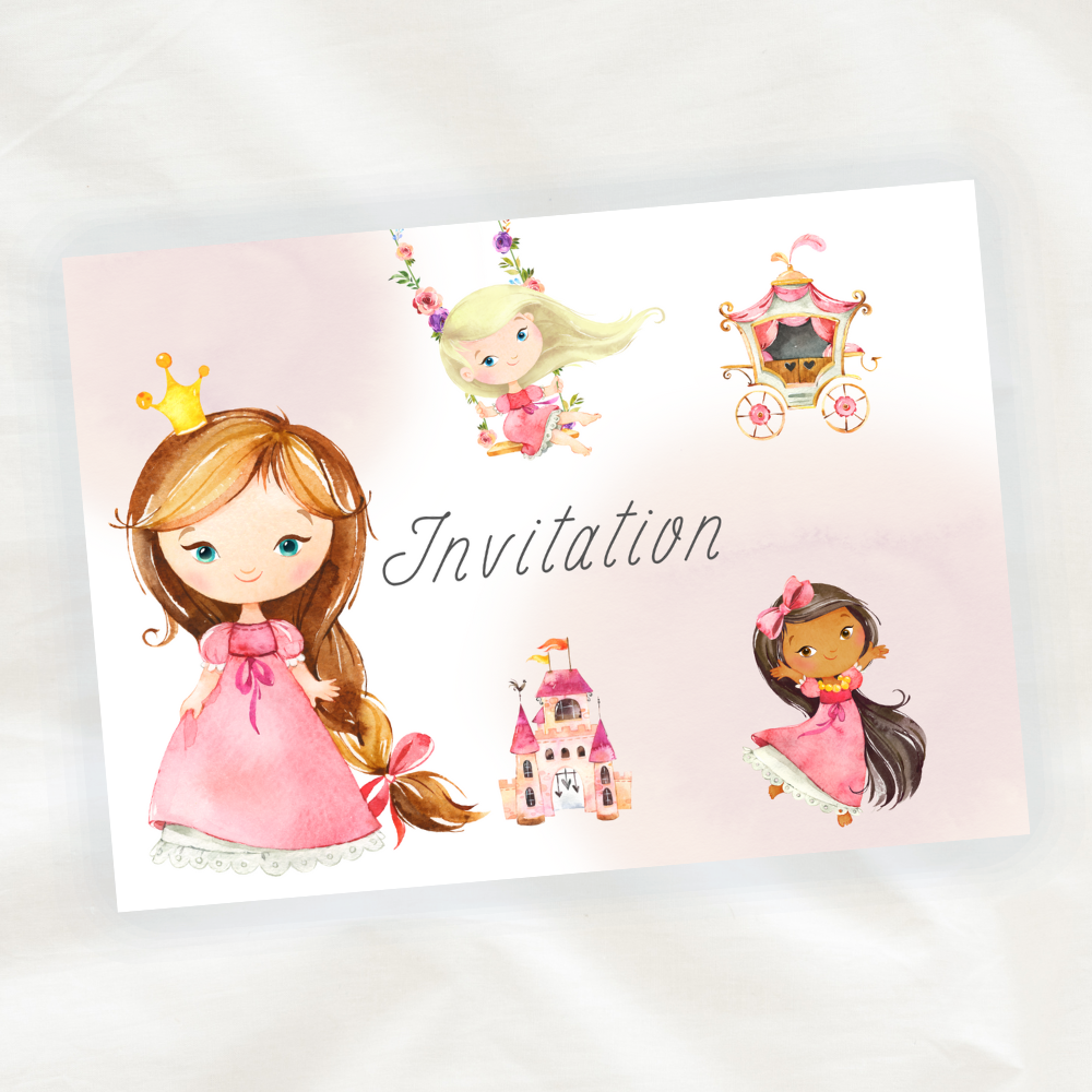 Carte D'invitation D'anniversaire - Fille Illustration de Vecteur -  Illustration du coeurs, datte: 13098328