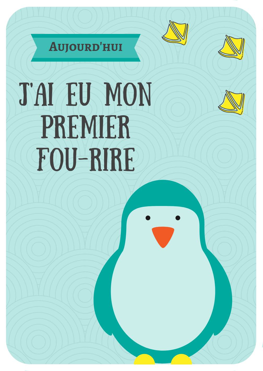 Carte Etape Premier Fou Rire Pour Immortaliser Les Exploits De Bebe